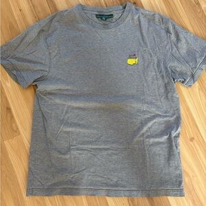 Vintage Gray 2012 Master’s Golf T-Shirt with Embroidered Logo